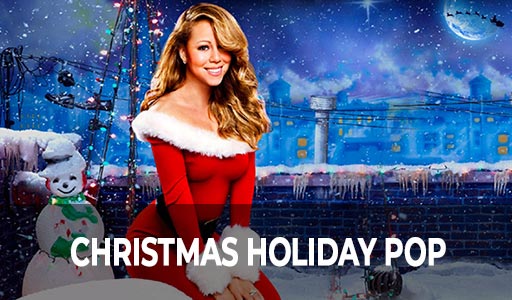Mariah Carey sings on Christmas Holiday Pop on Brandi Music For Business