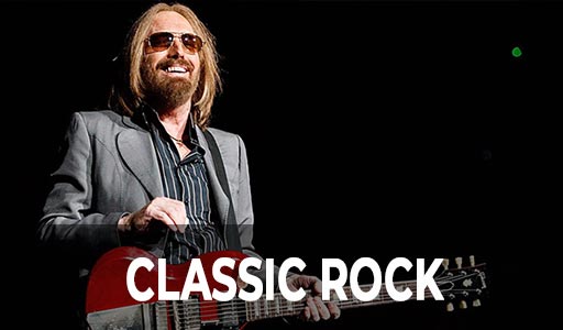 Classic Rock Channel is reprented by image of Tom Petty