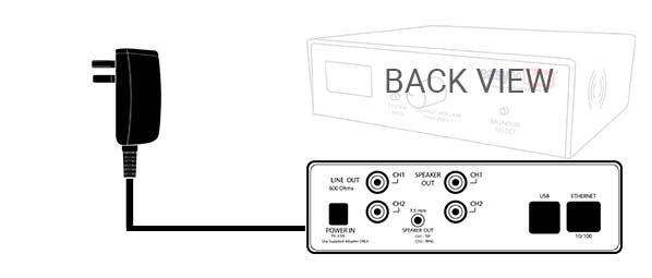 audio connnection to amplifier